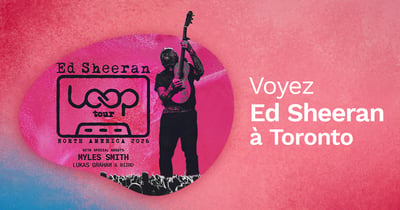 Concours Rythme FM 105,7 Gagnez vos billets et 1000$ pour aller voir Ed Sheeran à Toronto!