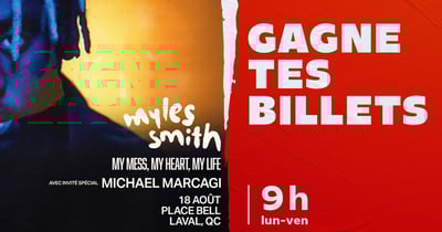 Concours Gagnez vos billets pour Myles Smith grâce à 96.9 CKOI!