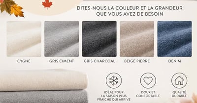 Concours Gagnez vos draps en molleton fabriqués au Québec!