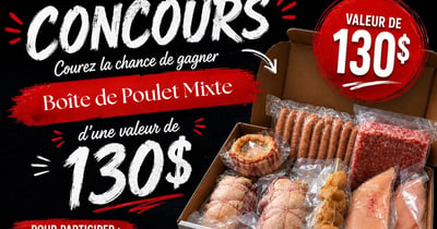 Concours Gagnez votre boîte de poulet mixte!