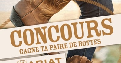 Concours Gagnez votre paire de bottes Ariat!