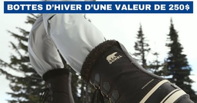 Concours Gagnez votre Paire de Bottes d'hiver