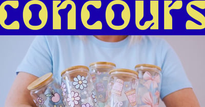 Concours Gagnez votre rendez-vous de bijoux permanents pour 2 personnes et 2 verres canettes personnalisés!
