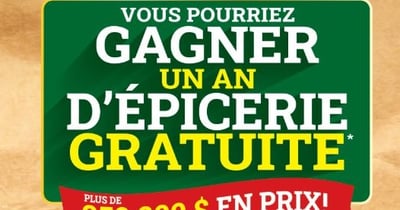Concours General Mills – UN AN D’ÉPICERIE GRATUITE! Concours General Mills – UN AN D’ÉPICERIE GRATUITE!