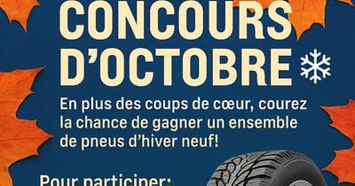 Concours Hamel Chevrolet Buick GMC - Gagnez un ensemble de pneus d’hiver tout neuf!
