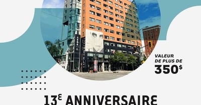 Concours Hotel ZERO 1 Montréal - Gagnez une escapade au cœur du Quartier des spectacles!
