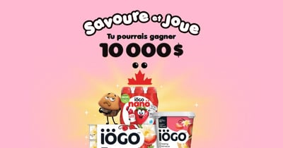 Concours iÖGO - Tu pourrais gagner 10 000$! Concours iÖGO - Tu pourrais gagner 10 000$!