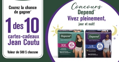 Concours Jean Coutu Gagnez l'une des 10 cartes-cadeaux de 500$!