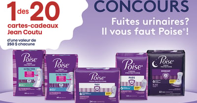 Concours Jean Coutu Gagnez l'une des 20 cartes-cadeaux de 250$!