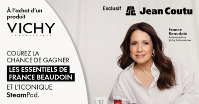Concours Jean Coutu Gagnez un ensemble des essentiels Vichy de France Beaudoin et le Steampod!
