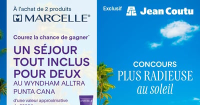 Concours Jean Coutu Gagnez un séjour pour deux personnes en formule tout inclus au Wyndham Alltra à Punta Cana!