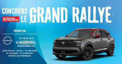 Concours Journal de Montréal - Le grand Rallye! Un Nissan Kicks S 2025 d’une valeur de 29 349$ à gagner!