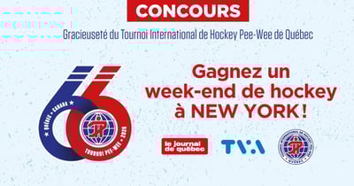 Concours Journal de Québec - Gagnez un week-end de hockey inoubliable à NEW YORK pour deux personnes