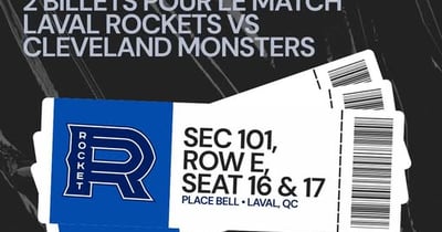 Concours Kitchen 73- Gagnez 2 billets pour le match Rocket de Laval vs. Cleveland Monsters le 7 février!