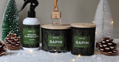 Concours Les bougies signées SM - Gagnez un ensemble cadeau de la collection Sapin!