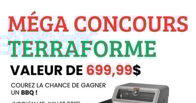 Concours Les Industries Terraforme - Gagnez un BBQ d’une valeur de 699,99 $ !