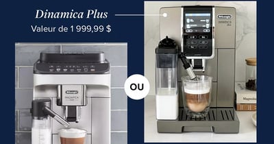 Concours Linen Chest et De'Longhi - Gagnez la machine à espresso Dinamica Plus ou Magnifica Evo!