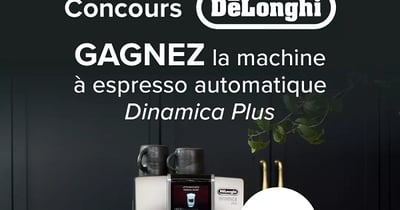 Concours Linen Chest - Gagnez la machine à espresso automatique Dinamica Plus!