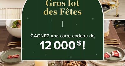 Concours Linen Chest - Gagnez une Carte-cadeau d'une valeur totale de 12 000 $!