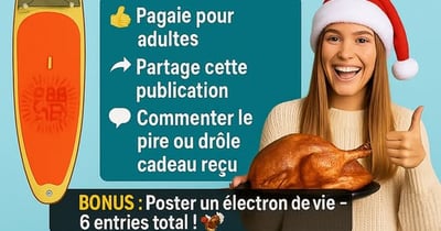 Concours Liquidation King Kong  - Gagnez Un PADDLE BOARD pour adulte!