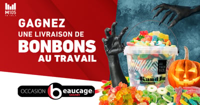 Concours M105 Gagnez une livraison de bonbons au travail!