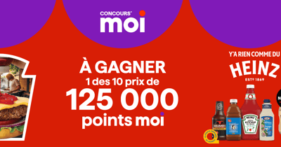 Concours Metro Gagnez 1 des 10 prix de 125 000 points!