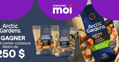 Concours Metro - Gagnez 1 des 4 cartes-cadeaux Metro de 250 $.