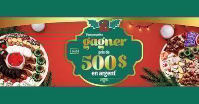 Concours Mondelez - GAGNEZ 1 des 10 prix de 500 $ en argent!