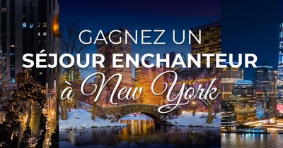 Concours New York pendant les Fêtes, c'est tout simplement magique!