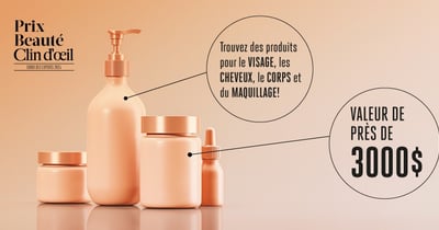 Concours Prix beauté Clin d'Oeil !