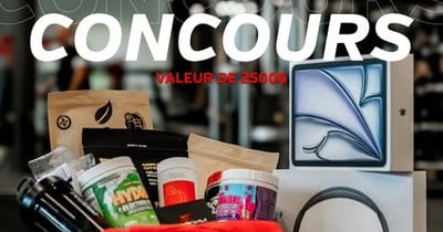 Concours ProGym - Gagnez un prix d'une valeur de 2500$ ! Concours ProGym - Gagnez un prix d'une valeur de 2500$ !