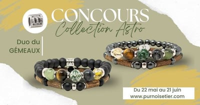 Concours Pur Noisetier - Gagnez un duo de bracelets du signe astrologique des Gémeaux!