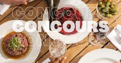 Concours RestoQuebec - Gagnez Un souper gastronomique pour deux d’une valeur de 150 $