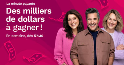 Concours Rythme FM 105.7 - Des milliers de dollars à gagner avec la minute payante!