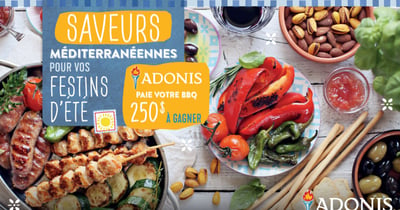 Concours Rythme FM 105,7 Gagnez 250$ chez Marché Adonis!
