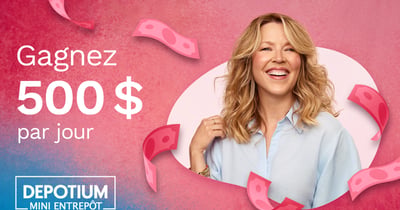 Concours Rythme FM 105,7 Gagnez 500$ grâce à Depotium Mini Entrepôt!