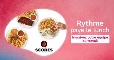 Concours Rythme FM 105,7 Gagnez le repas pour le bureau!