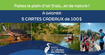 Concours Rythme Fm 105,7 Gagnez un forfait pour une location d'embarcations au Parc de la Rivière-des-Mille-Îles!