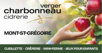 Concours Rythme FM 105.7 Gagnez une carte cadeau de 150$ à dépenser au Verger Charbonneau!