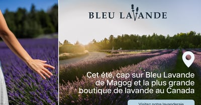 Concours Rythme FM 105,7 Gagnez une carte-cadeau d'une valeur de 150$ chez Bleu Lavande de Magog!