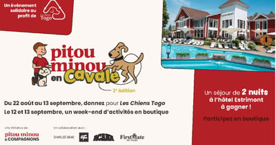 Concours Rythme FM 105,7 Gagnez une carte-cadeau Pitou, Minou & Compagnons de 100$!