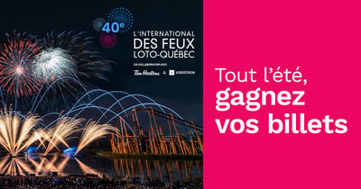 Concours Rythme FM 105,7 Gagnez vos billets pour l'International des Feux Loto-Québec!