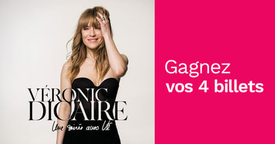 Concours Rythme FM 105,7 Gagnez vos billets pour voir Véronic Dicaire en spectacle!