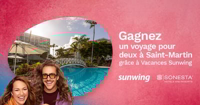 Concours Rythme FM 105,7 - Gagnez votre voyage à St-Martin grâce à Vacances Sunwing!