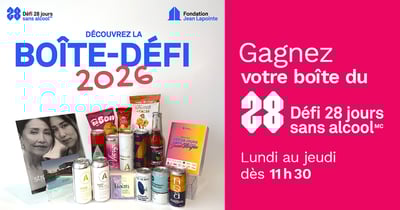 Concours Rythme fm- Gagnez votre boîte du défi sans alcool!