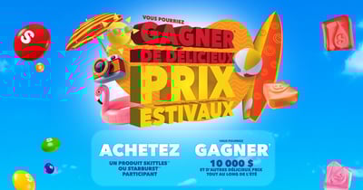 Concours Skittles et Starburst 10 000$ en Argent à GAGNER