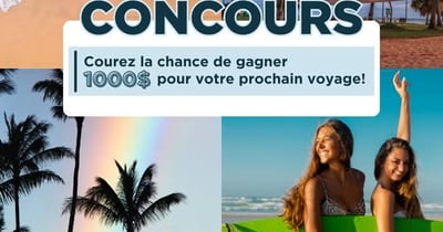 Concours Sports Experts / Atmosphère Laurier - 1000$ en prix pour planifier vos prochaines vacances au soleil !