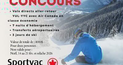 Concours Sportvac Voyages - Gagnez un séjour pour deux à Banff!