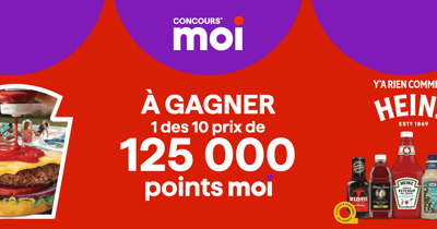 Concours Super C Gagnez l'un des dix prix de 125 000 points moi!