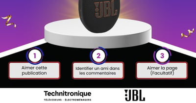 Concours Technitronique : Gagnez un haut-parleur Bluetooth JBL CLIP 5 !